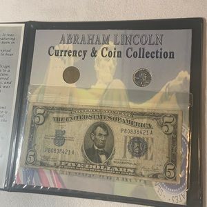 Abraham Lincoln Currency and Coin Collection